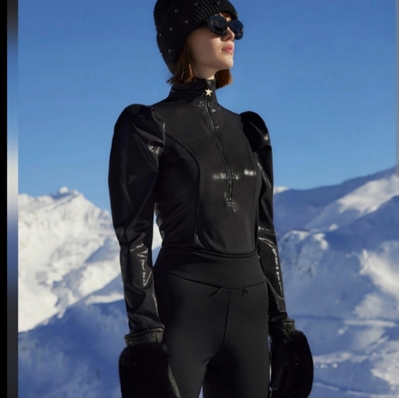 Goldbergh High End Ski Pants Salopette Flame Goldbergh Black Ski Pants - Picture 12 of 17